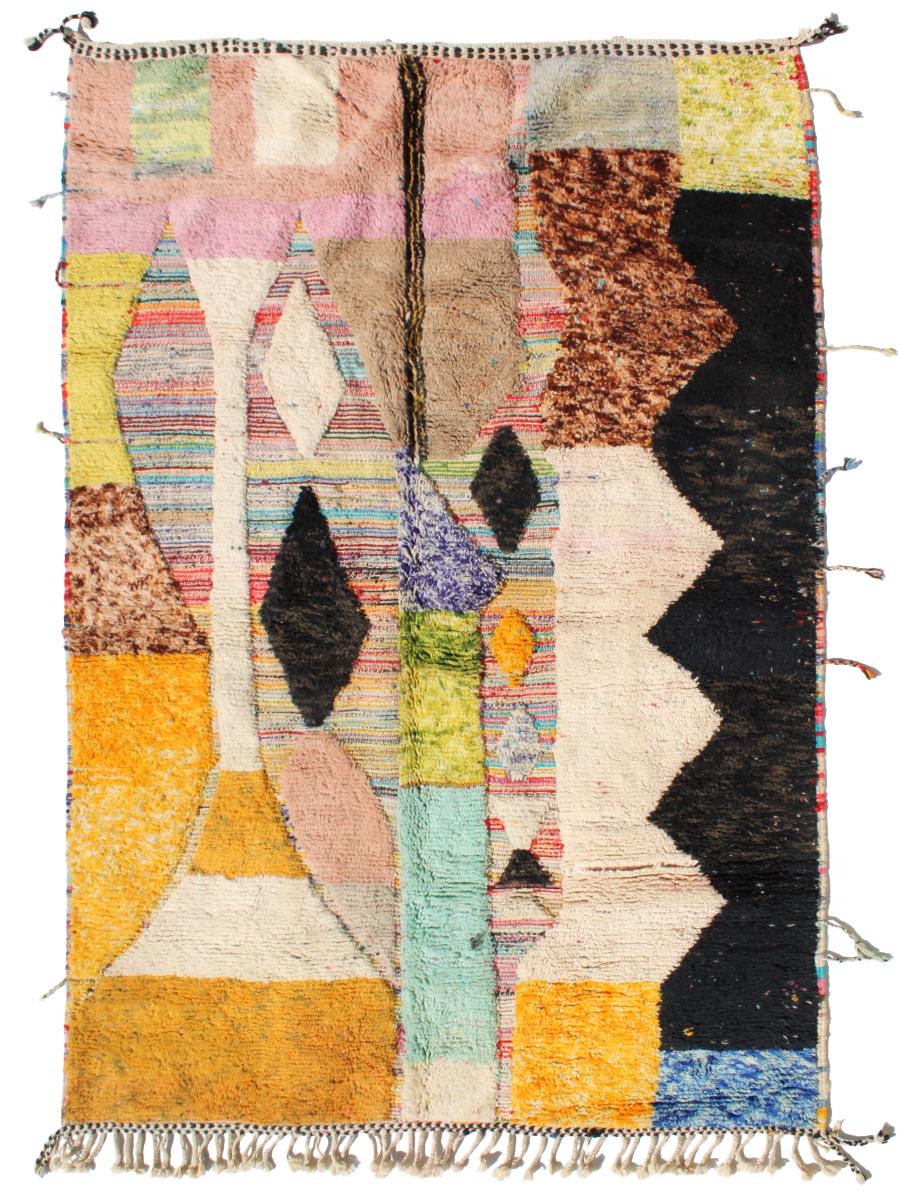 Authentic Beni Ourain Rug – Handwoven Moroccan Wool Carpet, 300x200 cm – Cozy & Stylish Boho Decor"