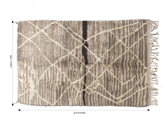 Artistry underfoot: Elevate Your Space with Beni Ourain Masterpieces"