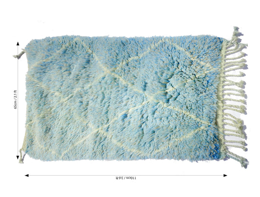 Artisanal Mastery: Moroccan Beni Ourain Rugs for Modern Elegance"